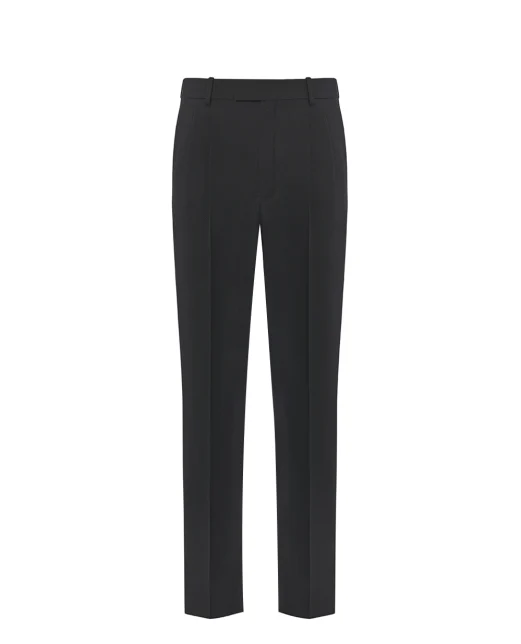 Saint Laurent Вовняні штани з високою талією - Артикул: 837054-Y7B73