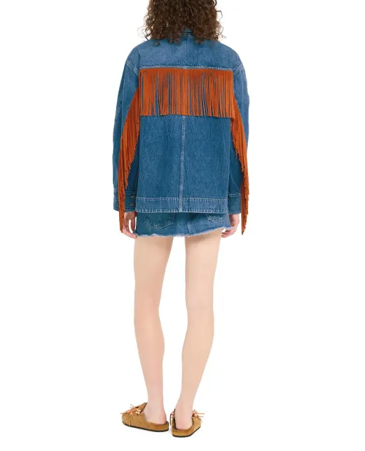 Alanui Джинсовая рубашка - Артикул: LWYD004R26DEN0014764