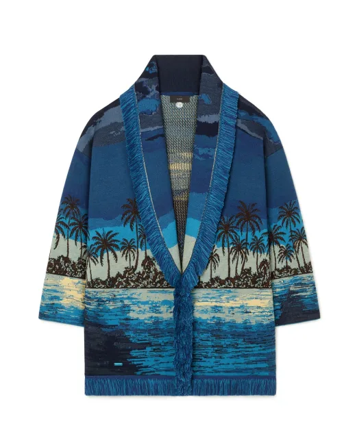 Alanui Кардиган из кашемира, шерсти и хлопка - Артикул: LWHB064R26KNI0204645