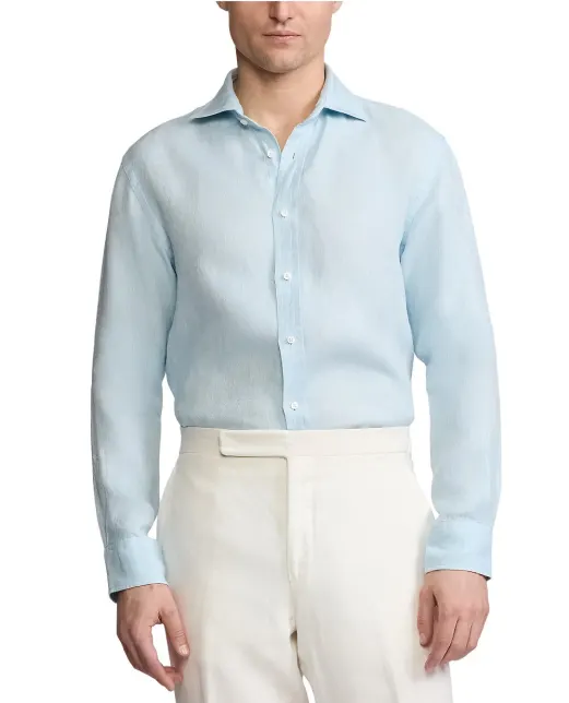 Ralph Lauren Purple Label Льняная рубашка - Артикул: 790964218006