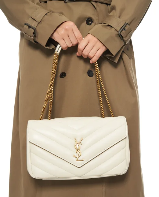Saint Laurent Сумка зі шкіри Loulou Medium - Артикул: 801439-AAEAX