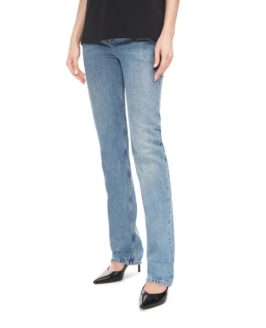 Saint Laurent Джинси з ефектом потертості - Артикул: 807142-Y11CH