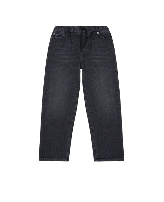 Dolce&Gabbana Детские джинсы с вышивкой логотипа - Артикул: L42F85-LDD39-B