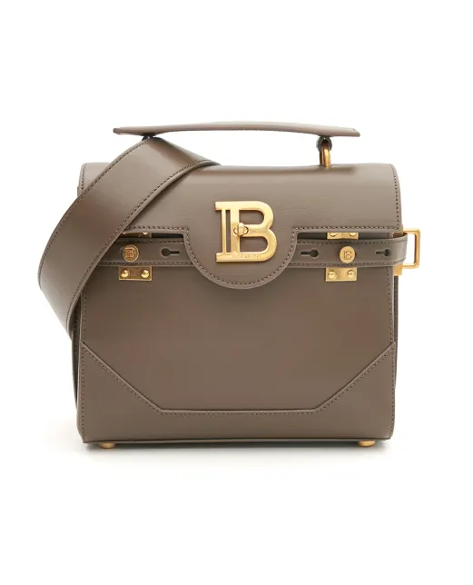 Balmain Кожаная сумка B-Buzz 23 - Артикул: FN1DB526LSLX