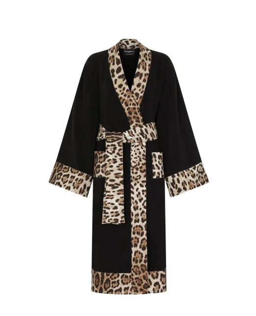 Dolce&Gabbana Халат з махрової бавовни - Артикул: TCF010-TCAGO