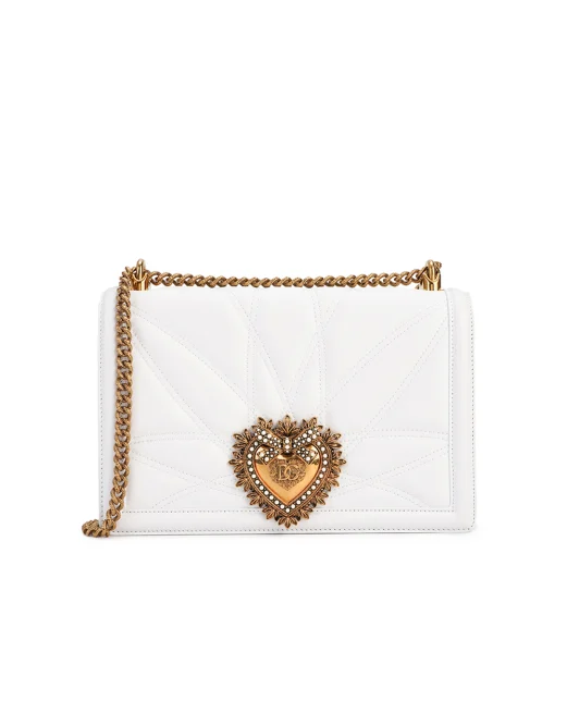 Dolce&Gabbana Кожаная сумка Devotion Large - Артикул: BB7100-AW437