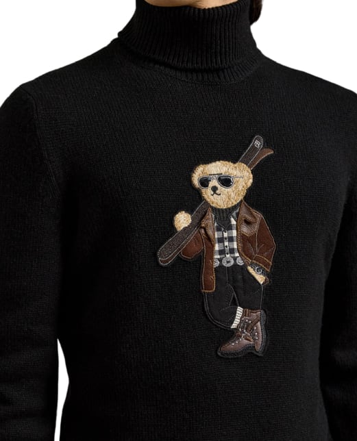 Ralph Lauren Purple Label Светр Polo Bear з кашеміру - Артикул: 790P00835001