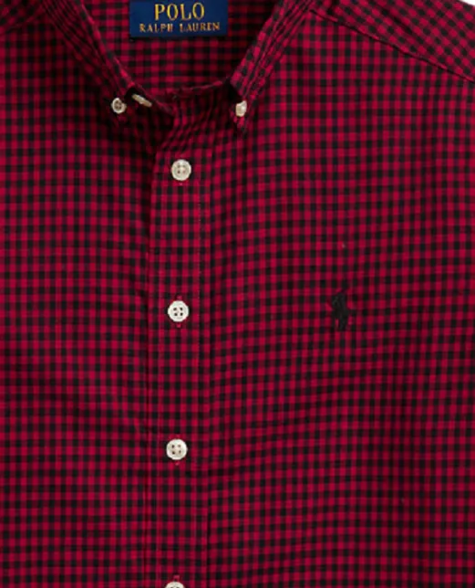 Polo Ralph Lauren Дитяча сорочка з бавовняної саржі в клітку - Артикул: 323980977001