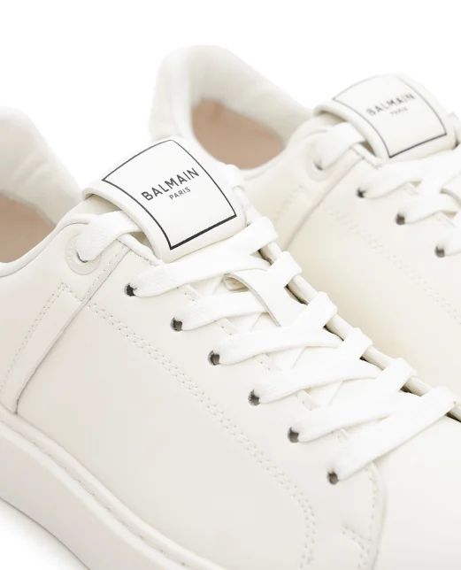 Balmain Кросівки B-Court із телячої шкіри - Артикул: GN1VI690LVTR