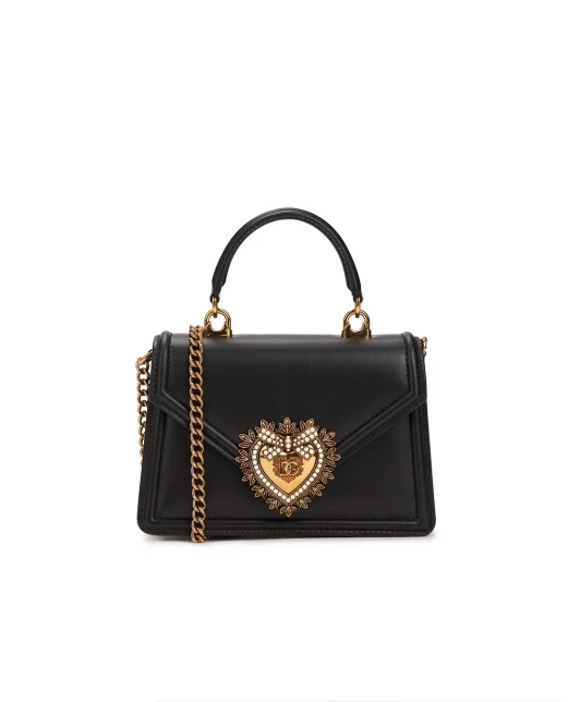 Dolce&Gabbana Кожаная сумка Devotion Small - Артикул: BB6711-AV893