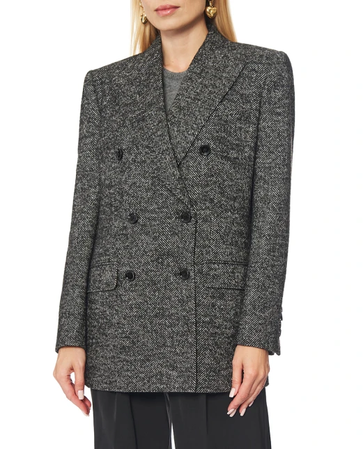 Dolce&Gabbana Двубортный жакет из шерсти - Артикул: F293DT-FCZAF