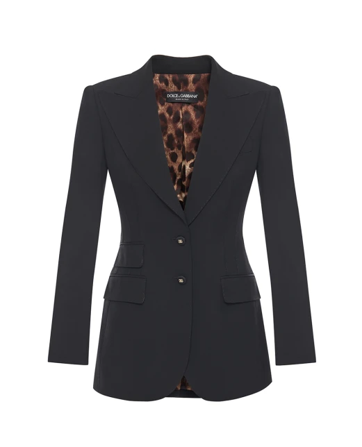 Dolce&Gabbana Жакет однобортный из шерсти - Артикул: F29Z8T-GDDPS