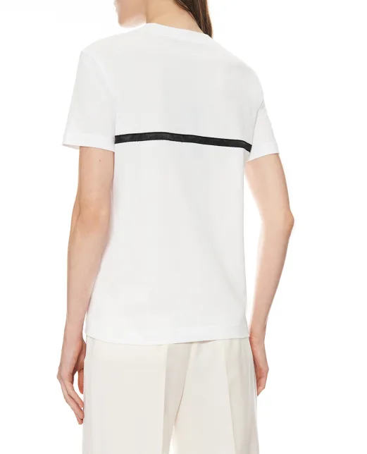 Dolce&Gabbana Футболка з вишитим логотипом - Артикул: F8V42Z-GDC6B