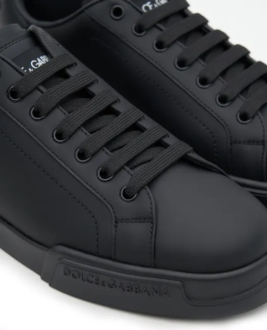 Dolce&Gabbana Шкіряні кеди Portofino - Артикул: CS2332-A1065