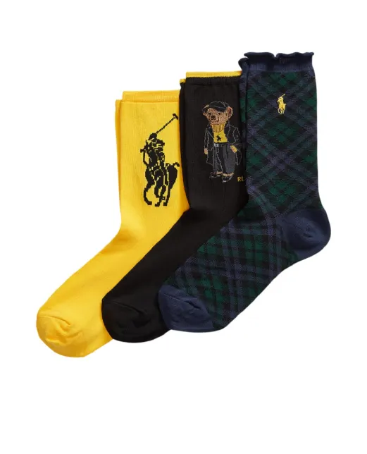 Polo Ralph Lauren Шкарпетки Polo Bear (3 пари) - Артикул: 455982965001