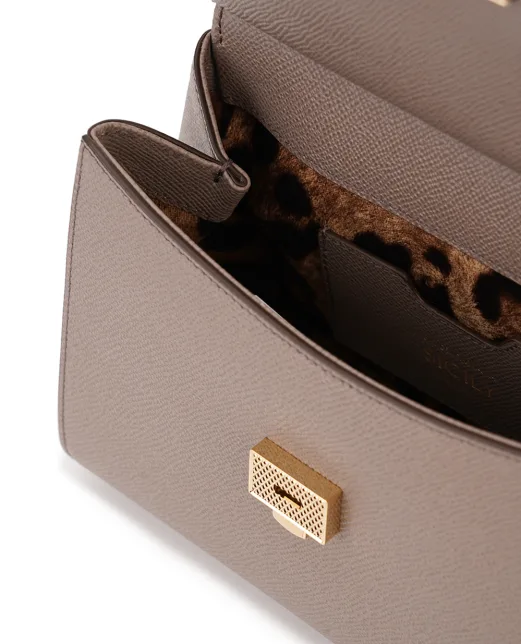 Dolce&Gabbana Кожаная сумка Sicily Medium - Артикул: BB6003-B1001