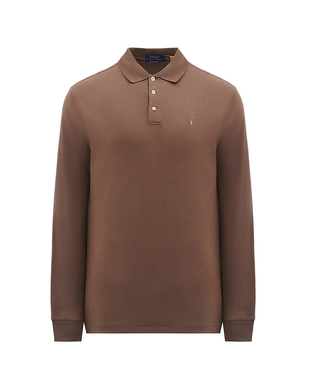 Поло Polo Ralph Lauren 710671785048, коричневый цвет • Купить в