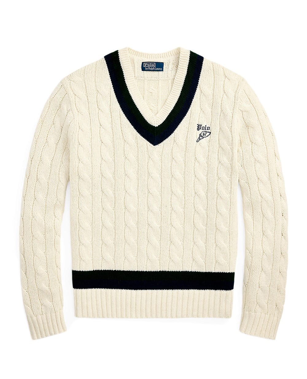 Пуловер из кашемира Polo Ralph Lauren 710970656001, кремовый цвет