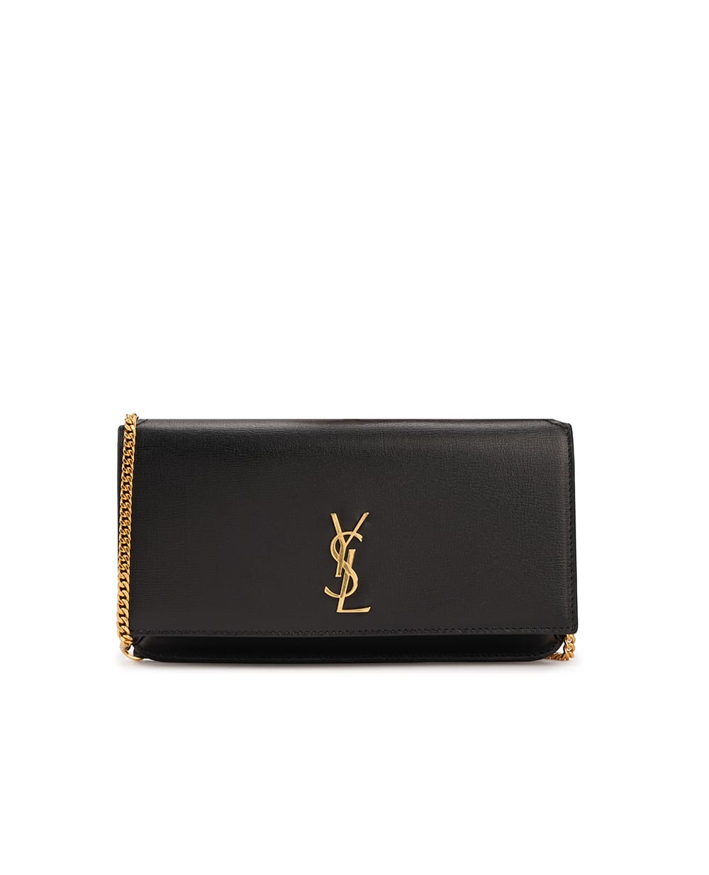 Кожаная сумка Cassandre Phone Case Saint Laurent 820175-0U40J