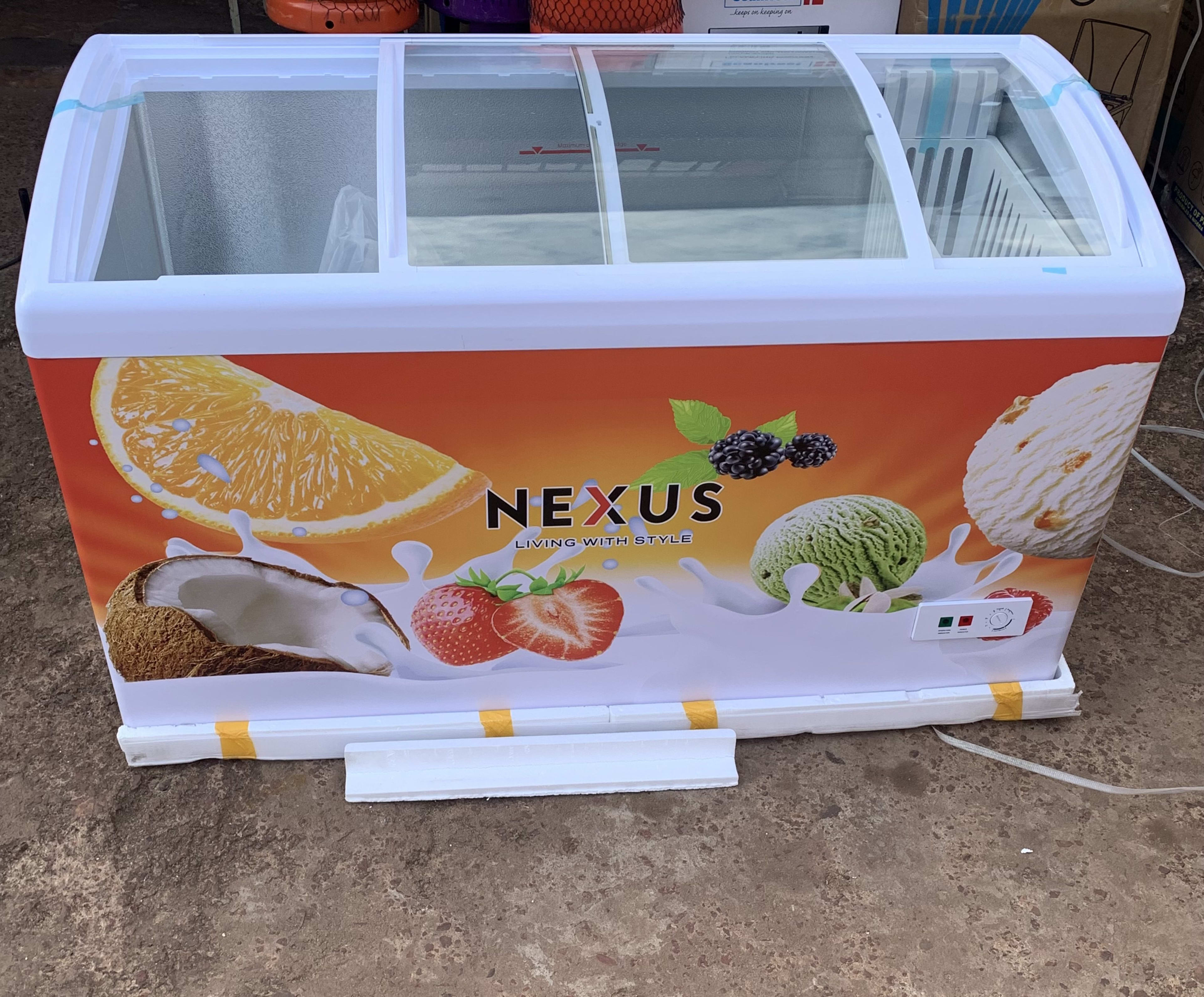 Nexus showcase chest freezer NX455Q-TF 485L