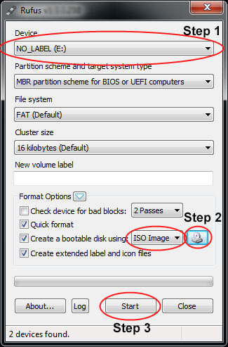 create iso from cd rufus