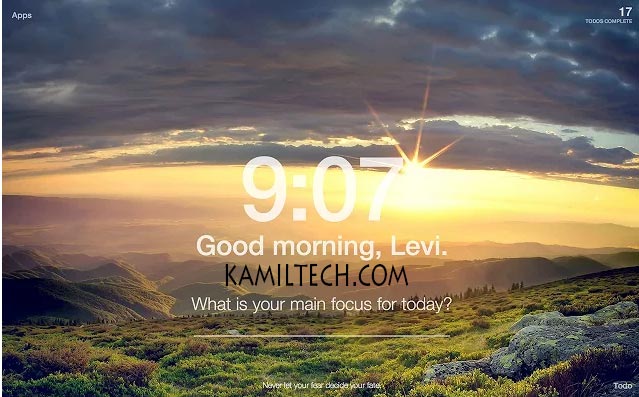 Momentum for Google Chrome | kamiltech.com