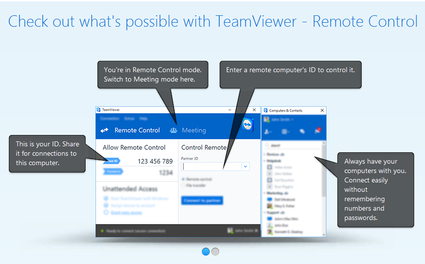 force teamviewer to start on remote computer