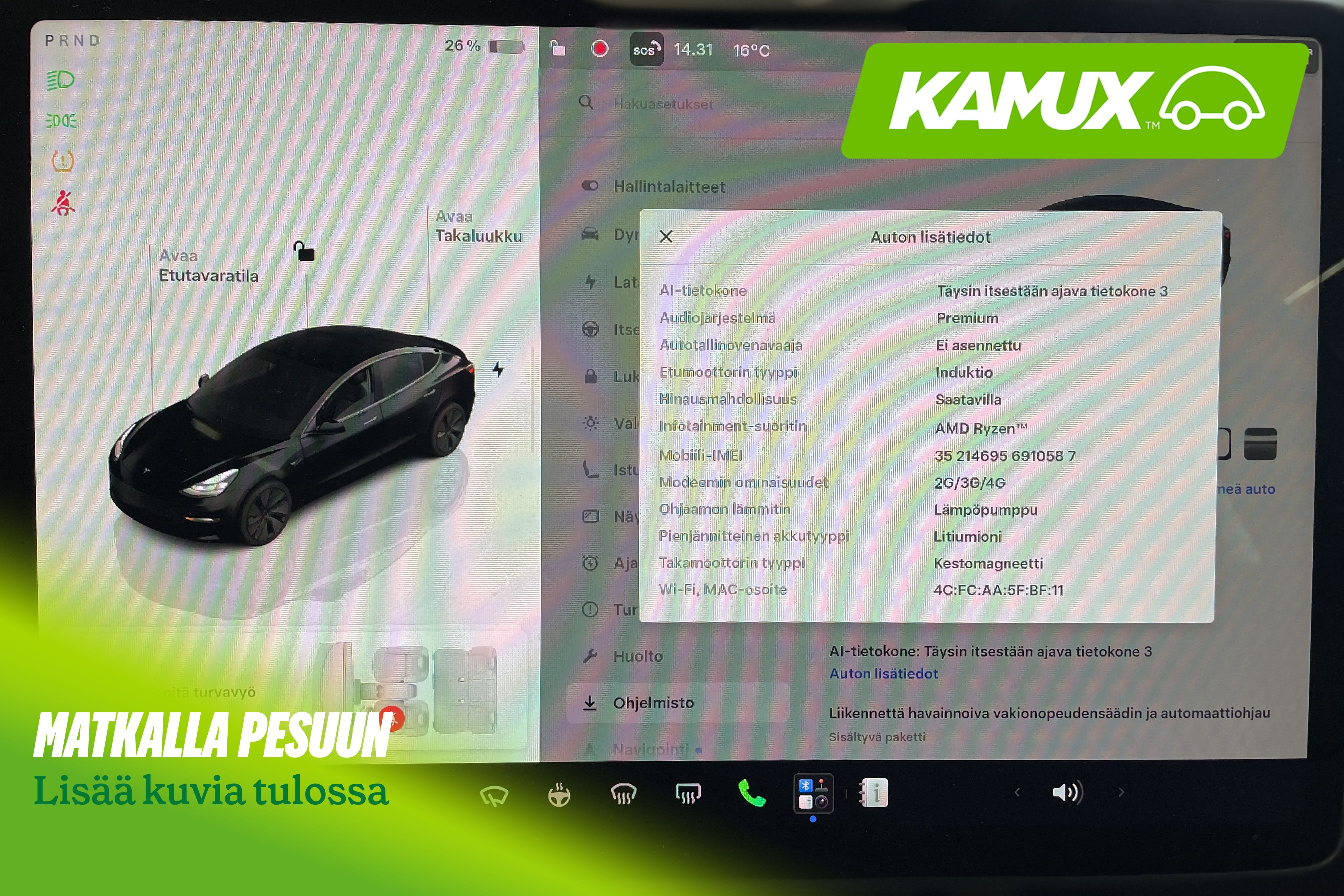 Tesla Model 3 Long Range 2022, kuva 5/6
