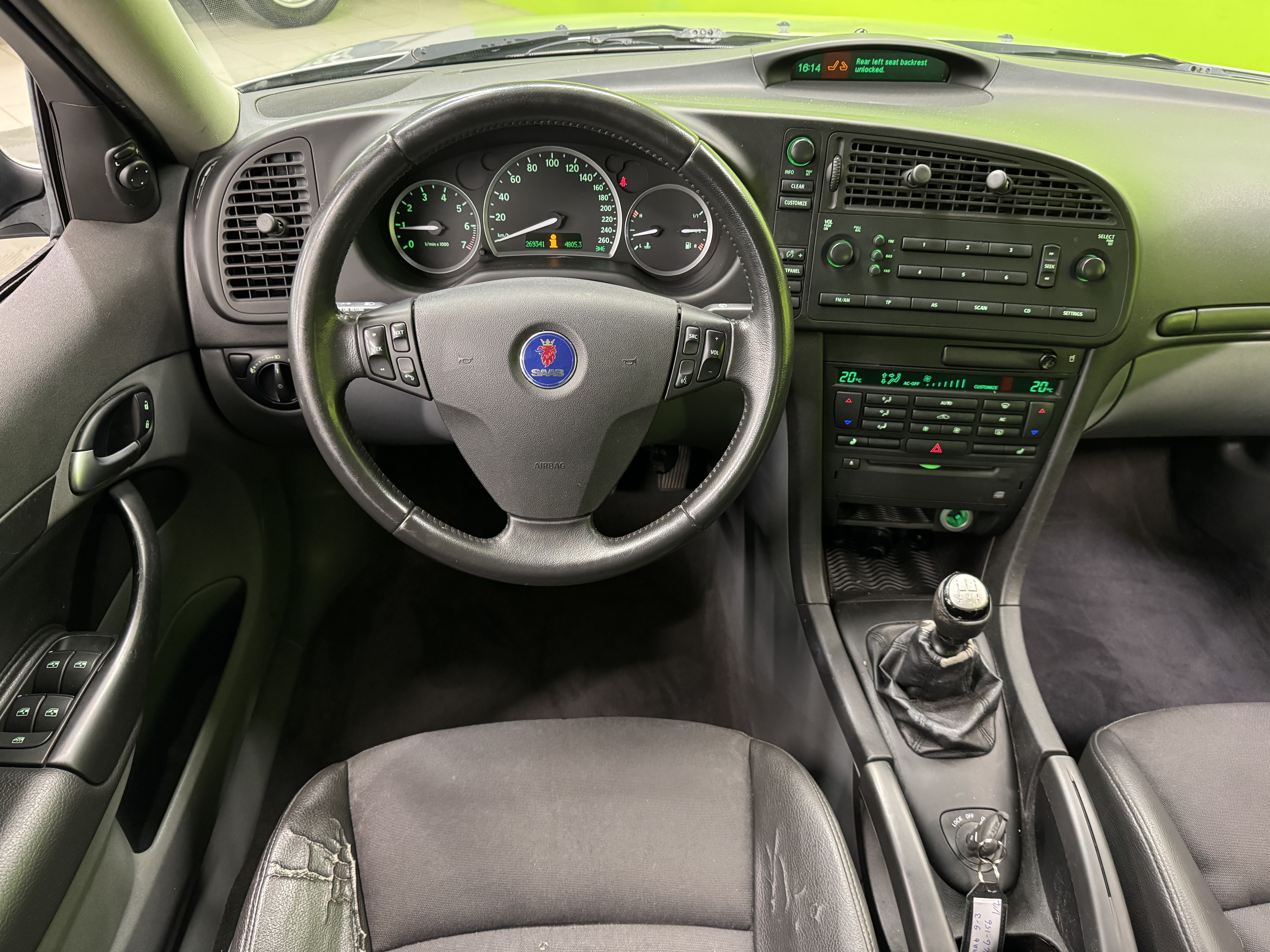 Saab 9-3 Sport Sedan 1,8t Linear M5 2006, kuva 7/18