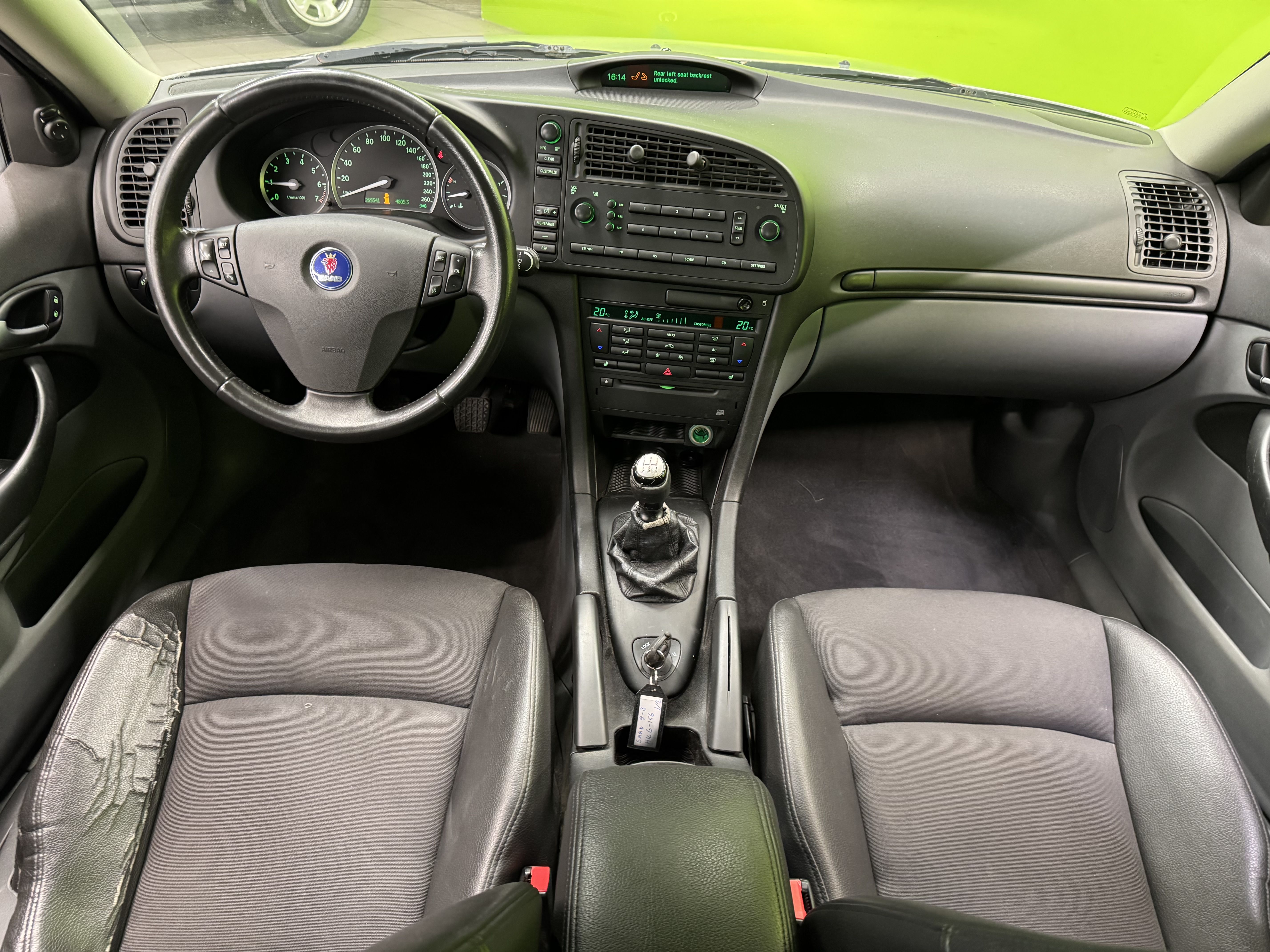Saab 9-3 Sport Sedan 1,8t Linear M5 2006, kuva 6/18