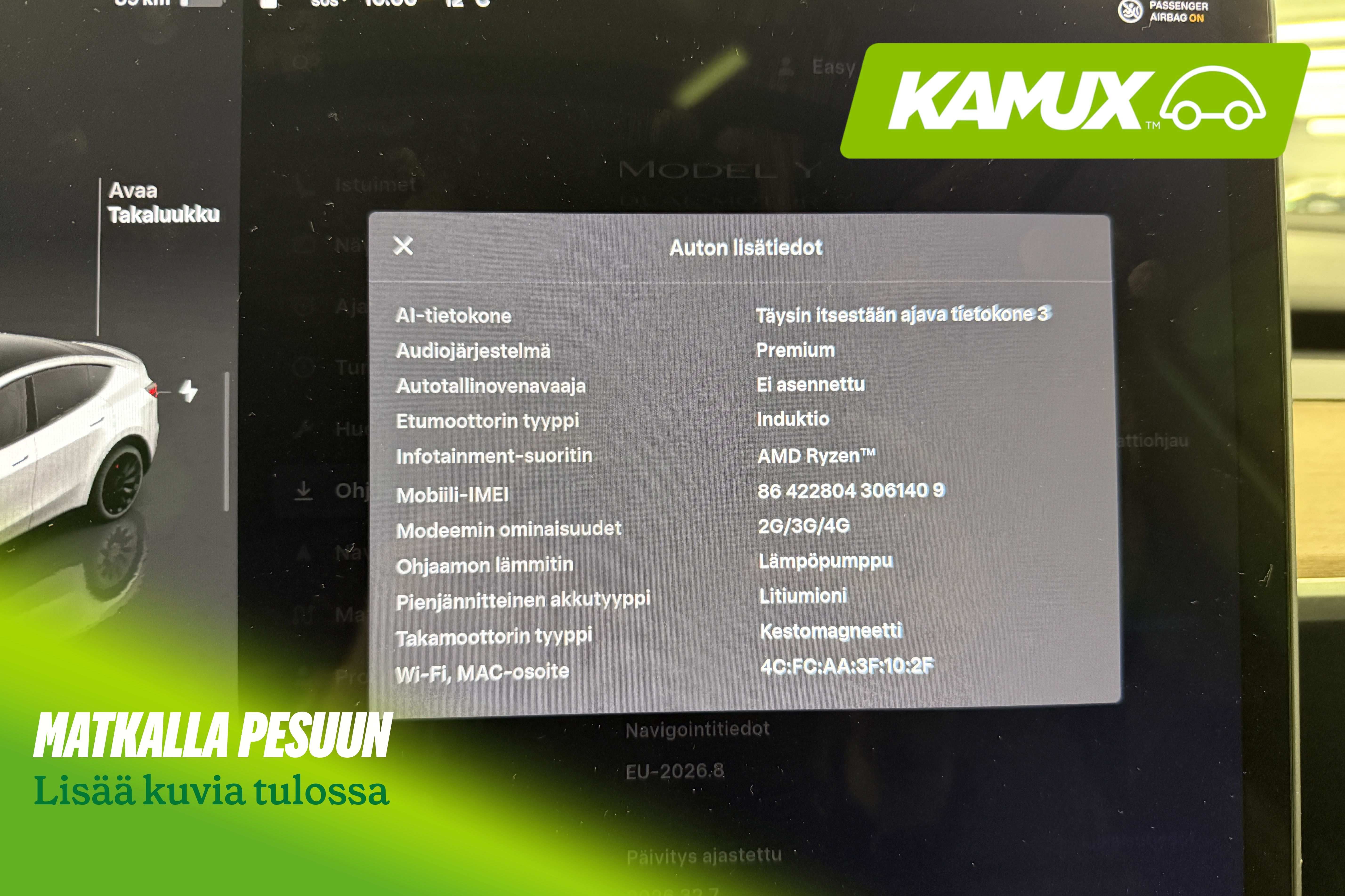 Tesla Model Y Dual Performance Dual AWD 2022, kuva 5/7