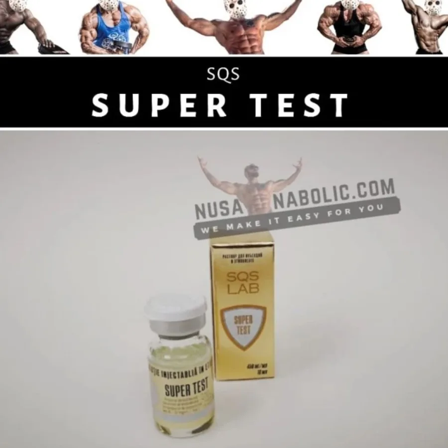 Super Test Injection Supertest (Extreme Sustanon) 450mg 10ml, SQS Labs Germany - Nusanabolic