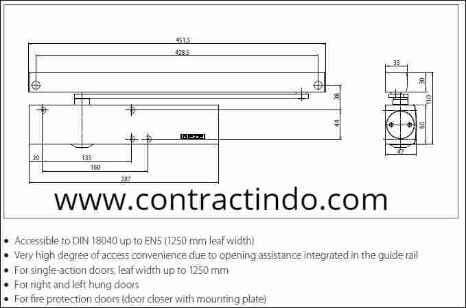 jual GEZE - Ex Jermany - Door Closer TS