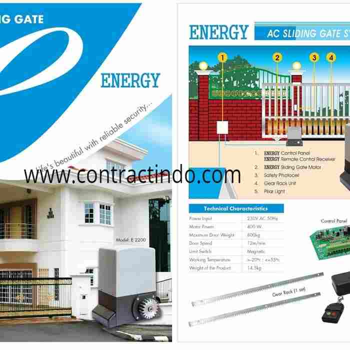 jual E-8 - Ex Malaysia - AC SLIDING ENERGY ( Model E-2200 )