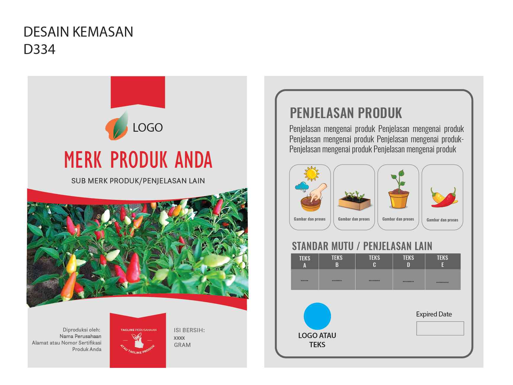 DESAIN KEMASAN BENIH