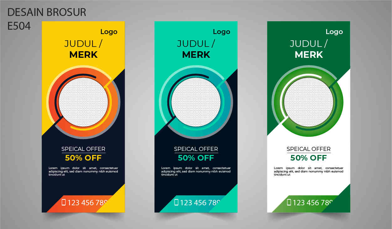 DESAIN BROSUR 1/3 A4
