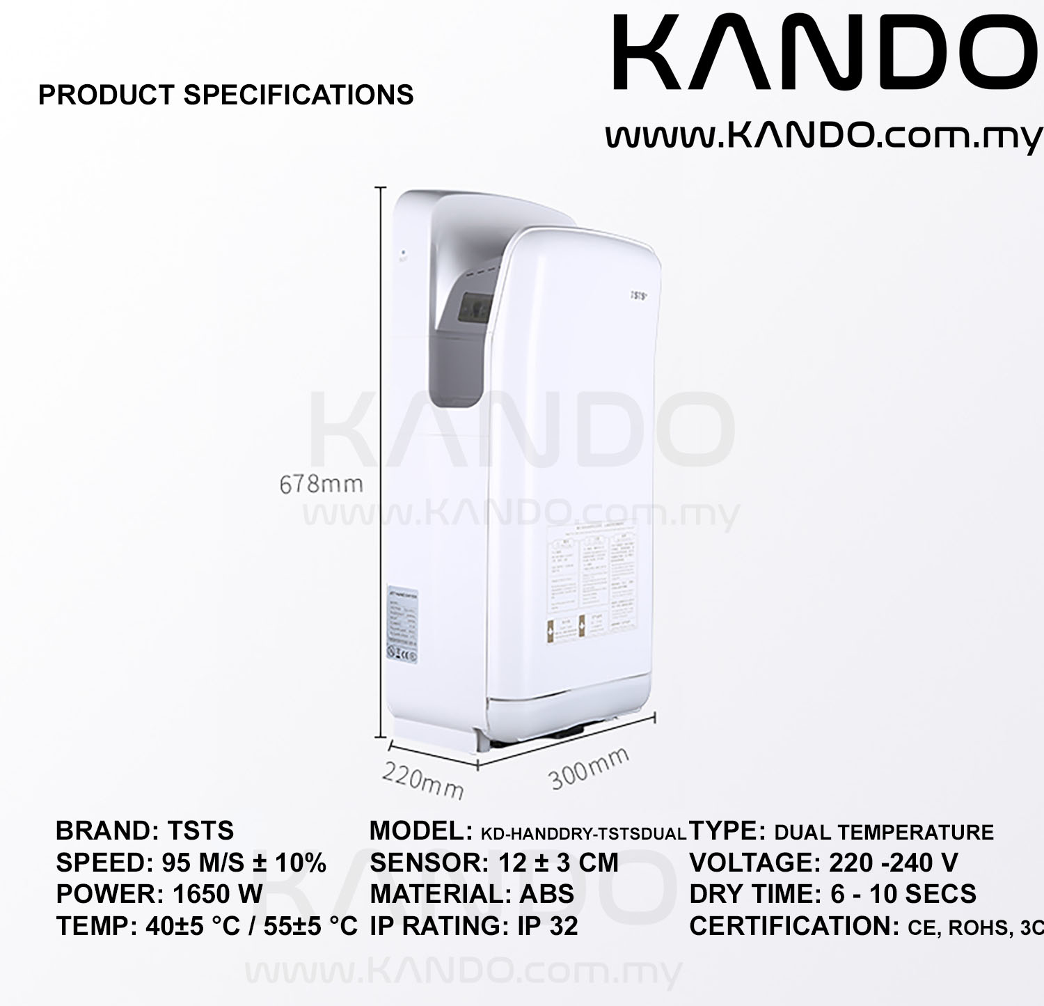 Automatic Hand Dryer Circuit