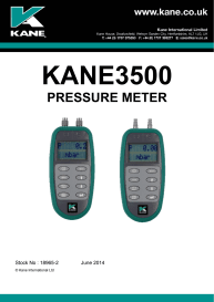 KANE3500 Manual