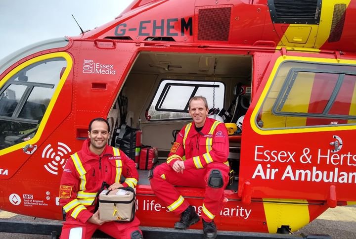 Fundraising for Essex and Hertfordshire Air Ambulance