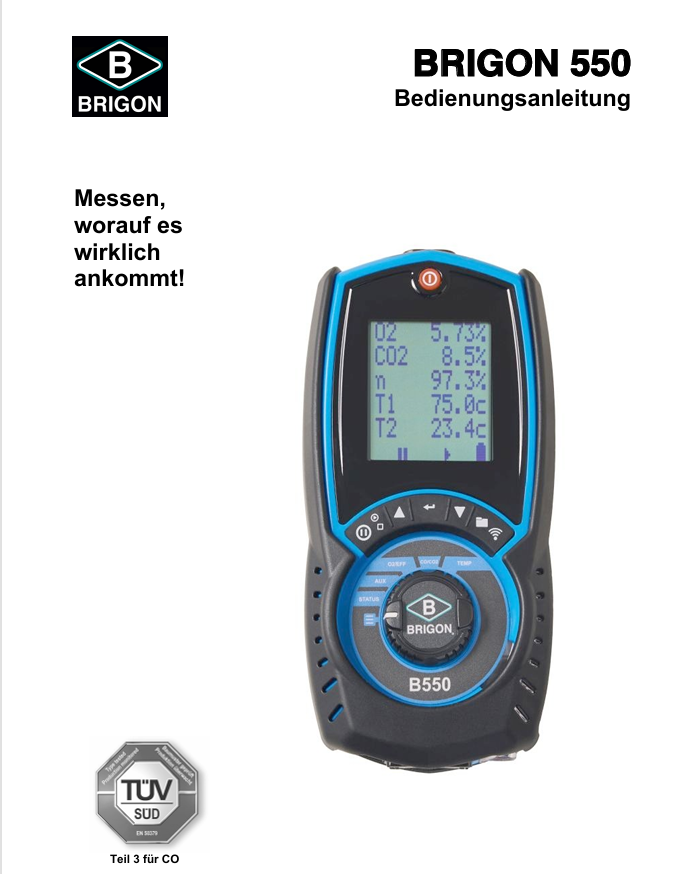 BRIGON550 Handbuch