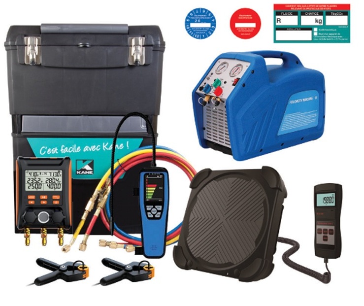 Servante complète avec manifold numerique 2 voies basic