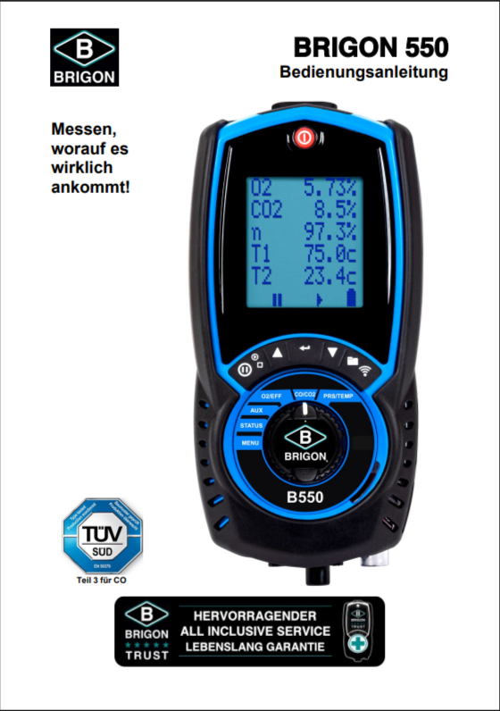 BRIGON550 Handbuch