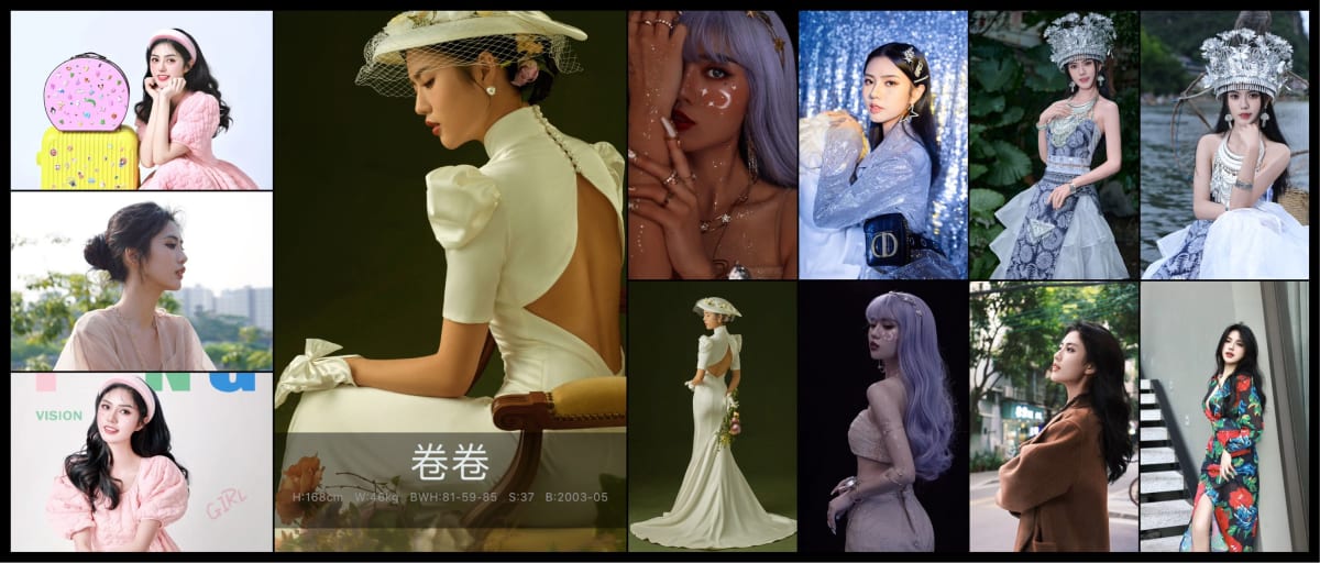 卷卷的商业拍摄作品