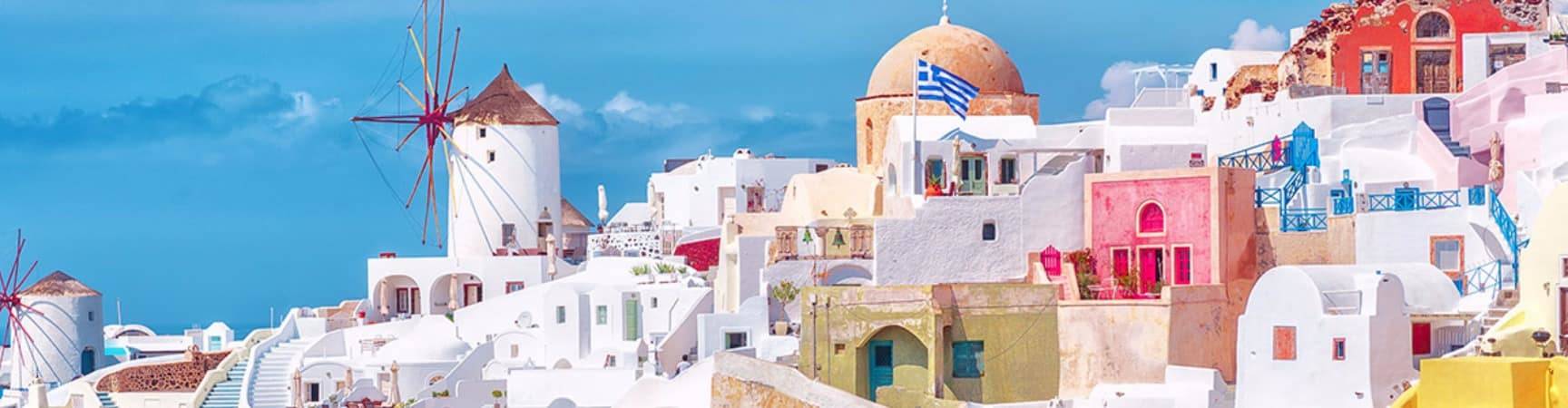 As cores de Santorini - Grécia
