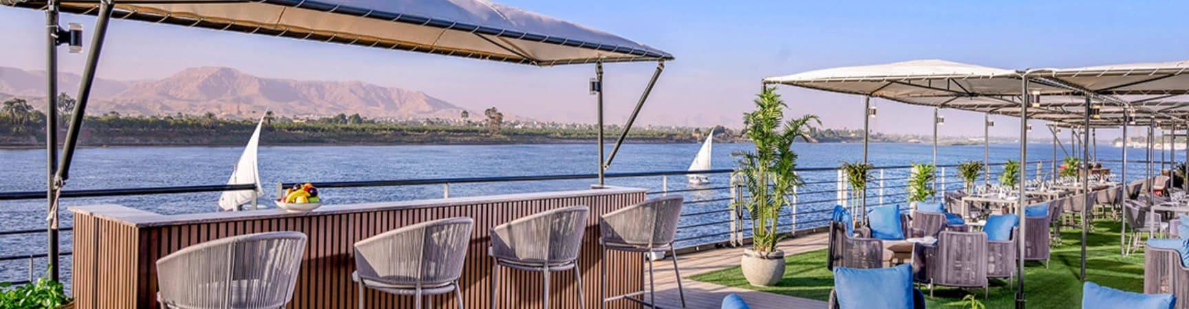 Egito historia boutique hotel nile cruise sun deck