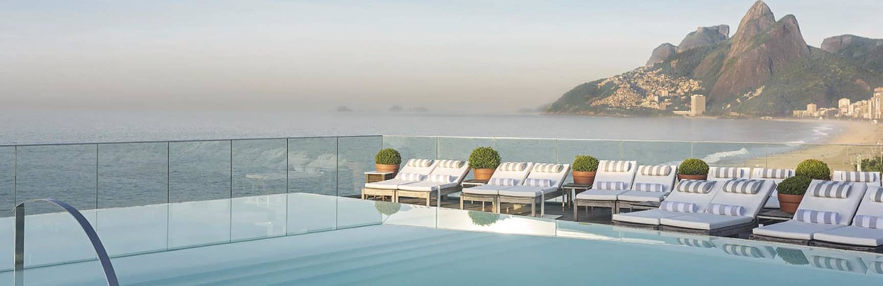 Fasano rio de janeiro piscina vista