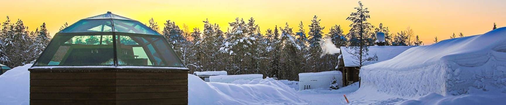 Iglu de gelo (Artic Snow Hotel) - Lapônia, Finlândia.