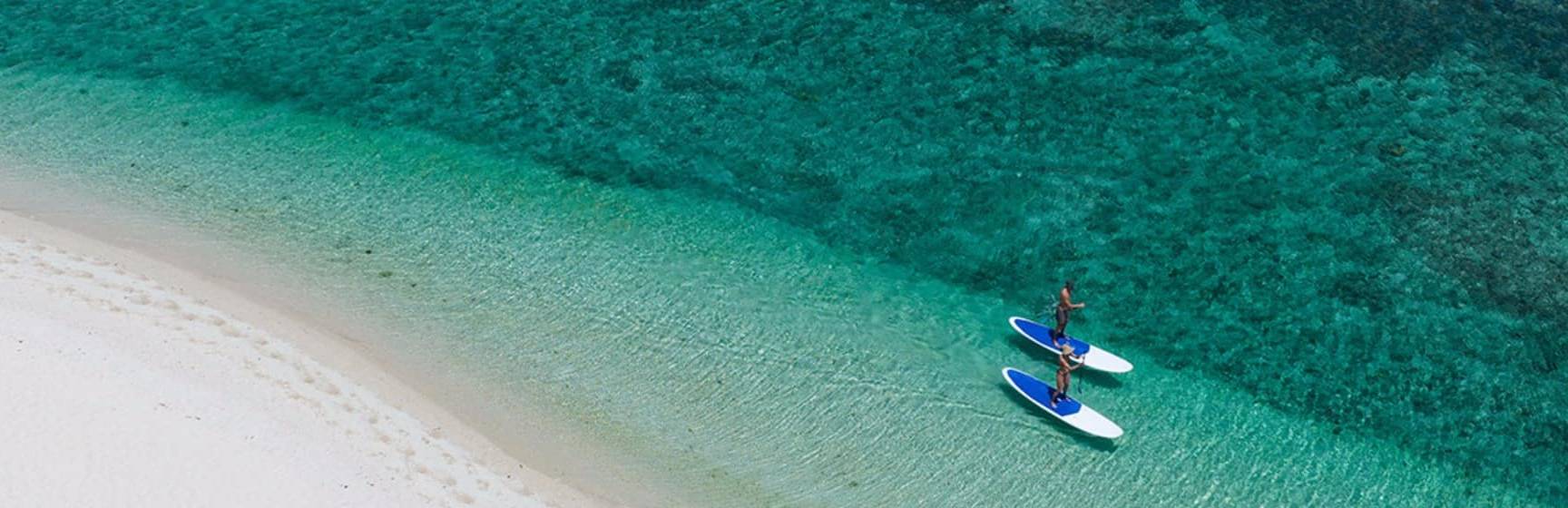 Mauritius the st regis le morne resort stand up paddle