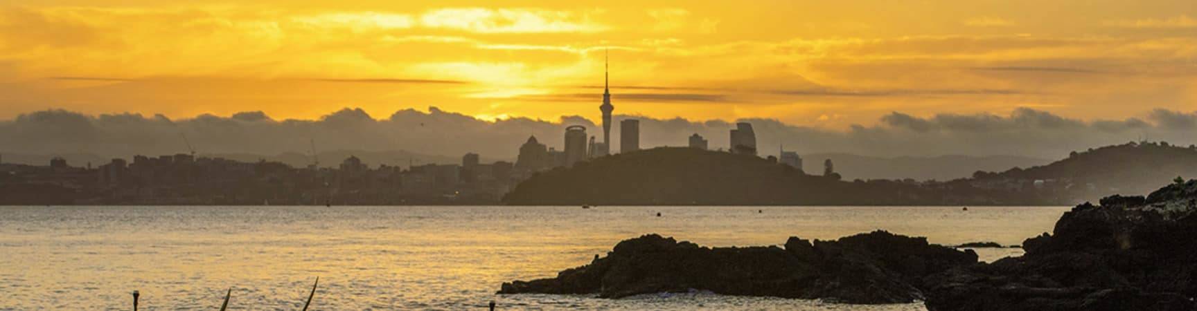 Nova zelandia auckland mar caiaque