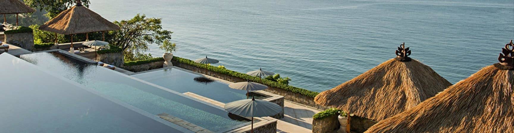 Piscina de 3 níveis, Amankila